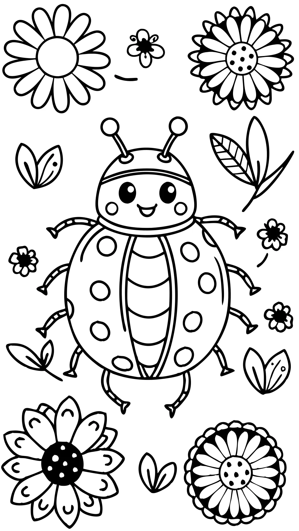 ladybug printable coloring pages